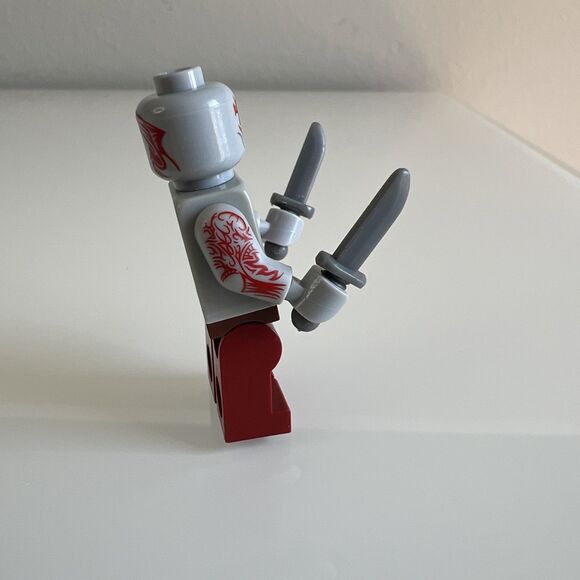 Lego Marvel Drax sh125 Minifigure Guardians of the Galaxy Milano Spaceship 76021 - Picture 4 of 4